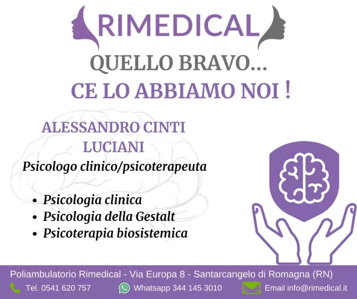 Alessandro Cinti Luciani psicologo santarcangelo
