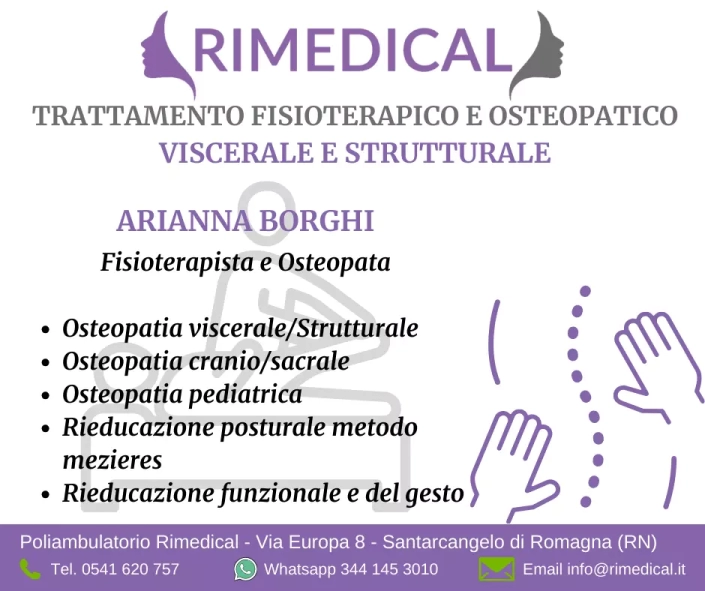 Arianna Borghi fisioterapista santarcangelo