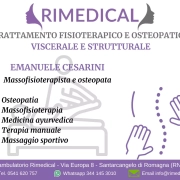 Emanuele Cesarini, massofisioterapista e osteopata – Poliambulatorio Rimedical, Santarcangelo di Romagna
