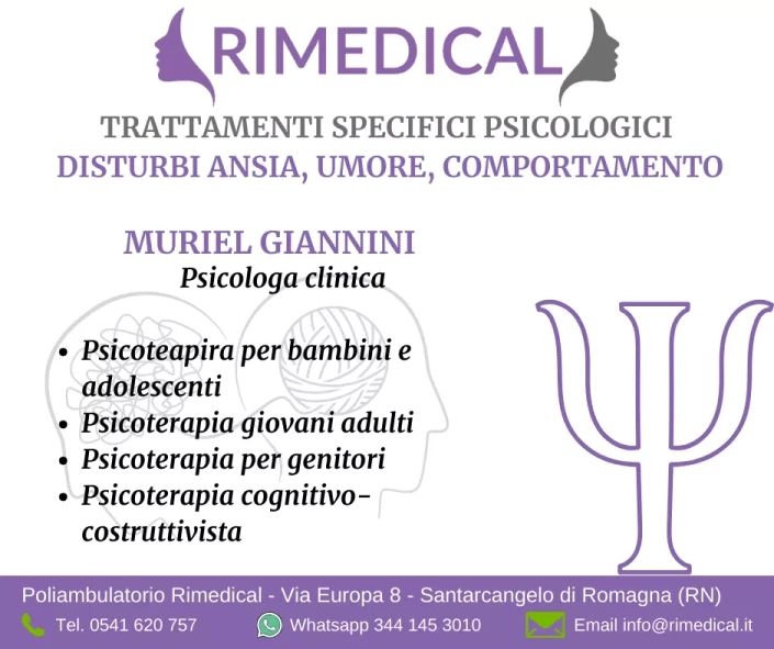 Muriel Giannini psicologa santarcangelo