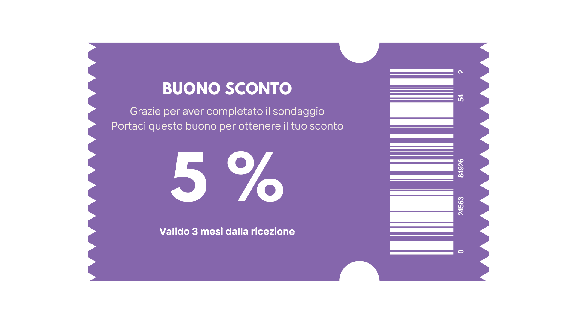 Sconto sondaggio