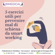 5 esercizi utili per prevenire mal di schiena da smart working