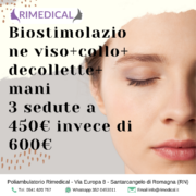 Biostimolazione Viso, Collo, Décolleté e Mani a Rimini